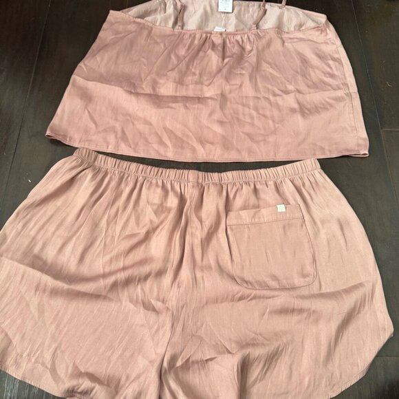 NWT OLD NAVY Blush Pink Women's Sleepwear Set L comfy coquette lounge - Picture 5 of 5